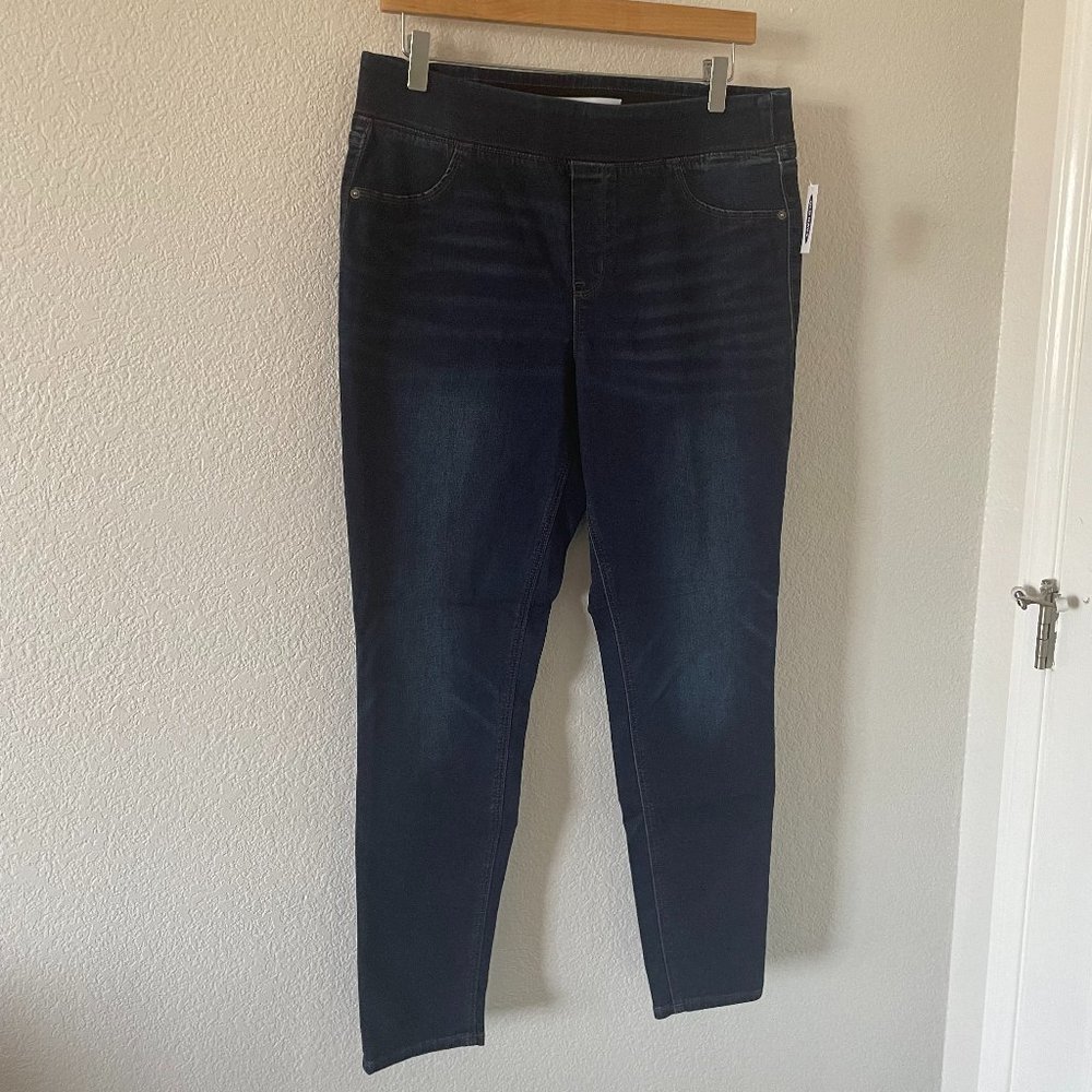 NWT Old Navy Mid-Rise Rockstar Super Skinny Jeggings